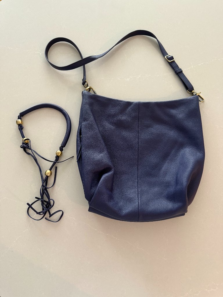 Lightly Used Hobo Indigo Blue Leather Purse